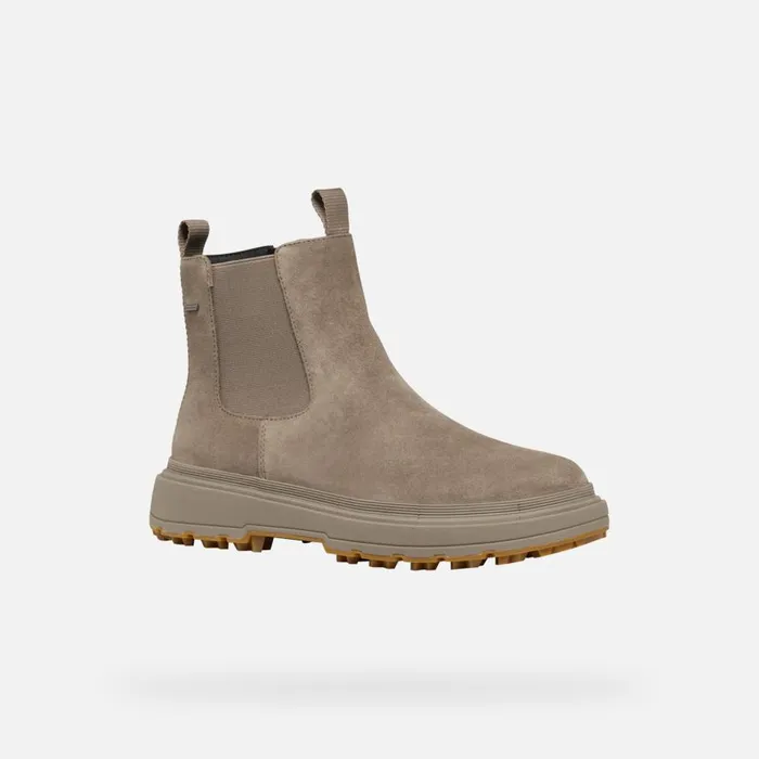 Geox Ankle Boots LAMIDIE GRIP ABX WOMAN Taupe Waterproof Ankle Boots Taupe 8211 Woman