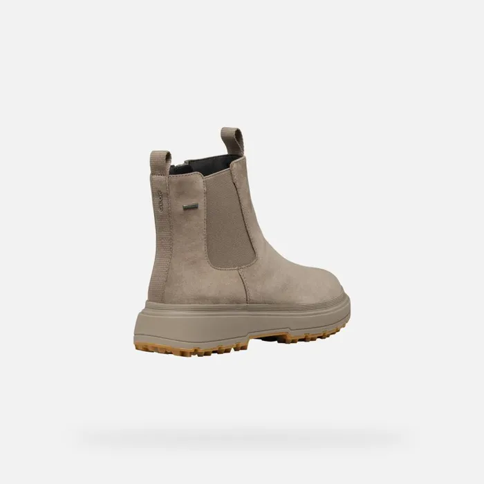 Geox Ankle Boots LAMIDIE GRIP ABX WOMAN Taupe Waterproof Ankle Boots Taupe 8211 Woman
