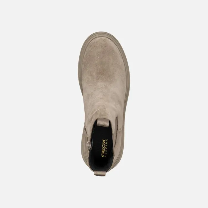 Geox Ankle Boots LAMIDIE GRIP ABX WOMAN Taupe Waterproof Ankle Boots Taupe 8211 Woman