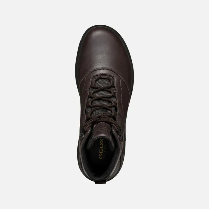 Geox Ankle Boots NEBULA GRIP ABX MAN Coffee Mid Calf Boots Coffee 8211 Man