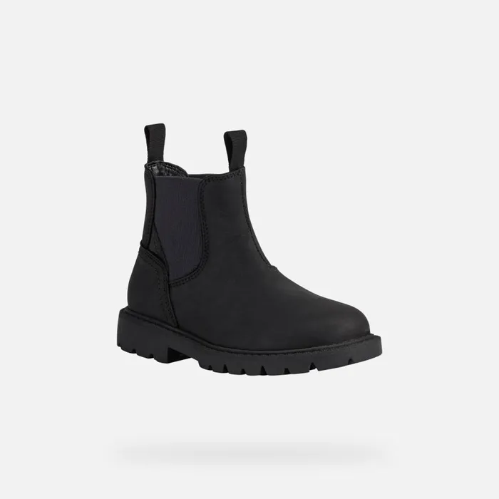 Geox Ankle Boots SHAYLAX A Chelsea Boots Black Kids UPPER CASUAL Blacknavy 8211 Kids