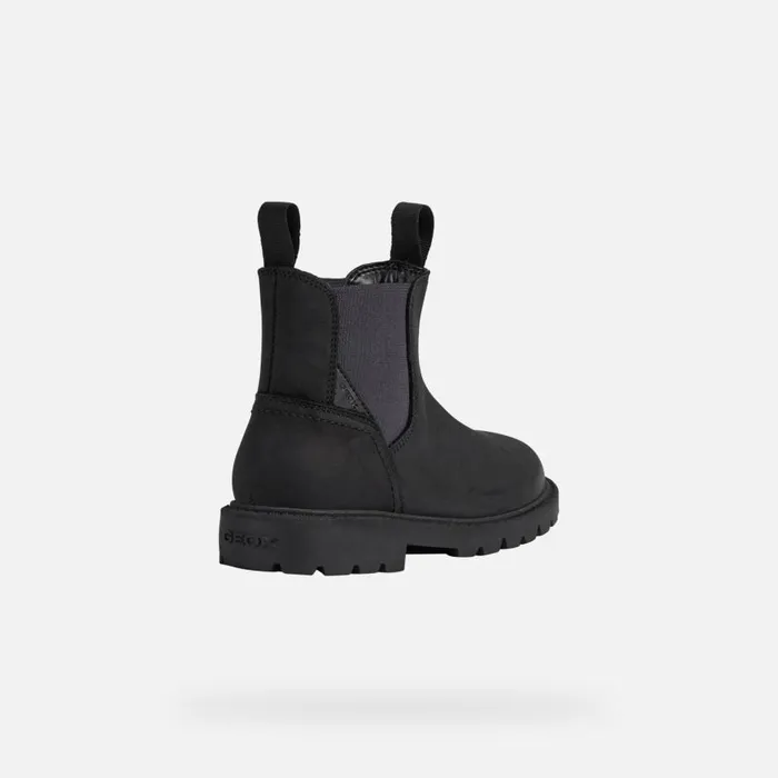 Geox Ankle Boots SHAYLAX A Chelsea Boots Black Kids UPPER CASUAL Blacknavy 8211 Kids