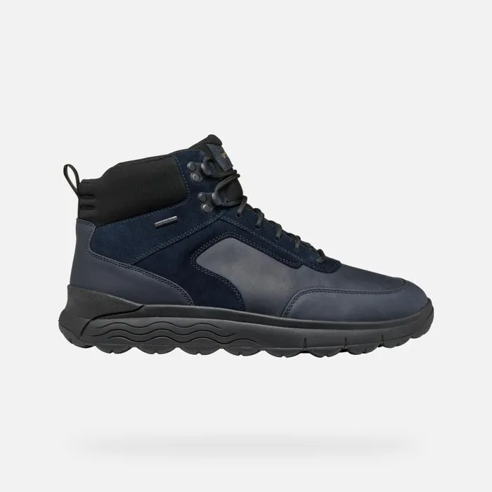 Geox Ankle Boots SPHERICA 4X4 ABX MAN Navy Waterproof Boots Navy 8211 Man