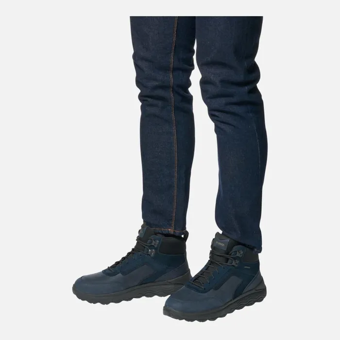 Geox Ankle Boots SPHERICA 4X4 ABX MAN Navy Waterproof Boots Navy 8211 Man