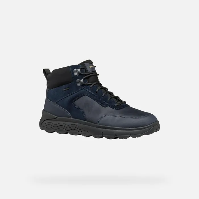 Geox Ankle Boots SPHERICA 4X4 ABX MAN Navy Waterproof Boots Navy 8211 Man