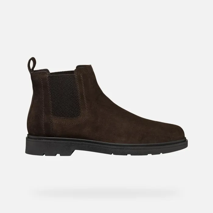 Geox Ankle Boots SPHERICA EC1 MAN Dark Brown Chelsea Boots Dark Brown 8211 Man