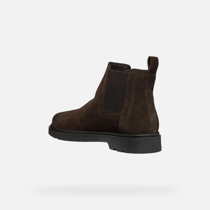 Geox Ankle Boots SPHERICA EC1 MAN Dark Brown Chelsea Boots Dark Brown 8211 Man