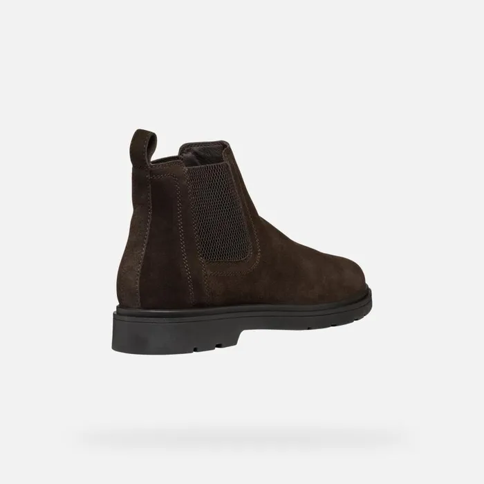 Geox Ankle Boots SPHERICA EC1 MAN Dark Brown Chelsea Boots Dark Brown 8211 Man