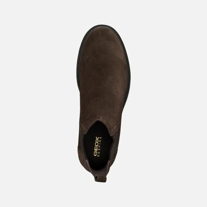 Geox Ankle Boots SPHERICA EC1 MAN Dark Brown Chelsea Boots Dark Brown 8211 Man
