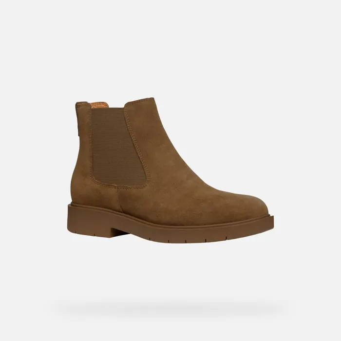 Geox Ankle Boots SPHERICA EC1 WOMAN Mud Chelsea Boots Mud 8211 Woman