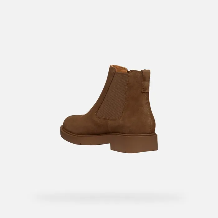 Geox Ankle Boots SPHERICA EC1 WOMAN Mud Chelsea Boots Mud 8211 Woman