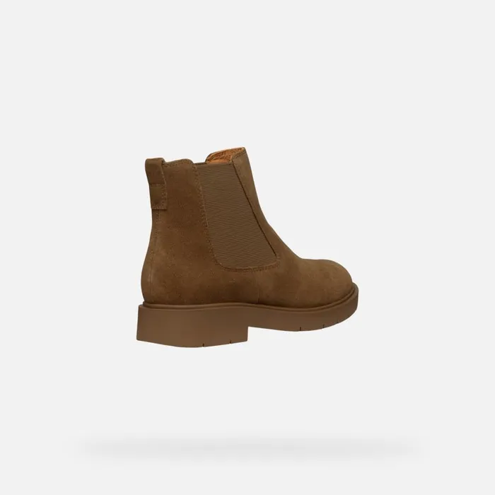 Geox Ankle Boots SPHERICA EC1 WOMAN Mud Chelsea Boots Mud 8211 Woman