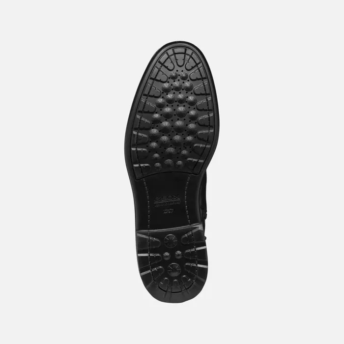 Geox Ankle Boots WALK PLEASURE MAN Black Ankle Boots With Laces Black 8211 Man