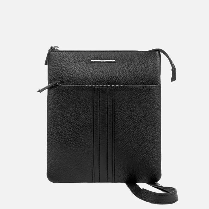 Geox Bags CLUDEY Men039s Black Shoulder Bag CASHMERE Black 8211 Man
