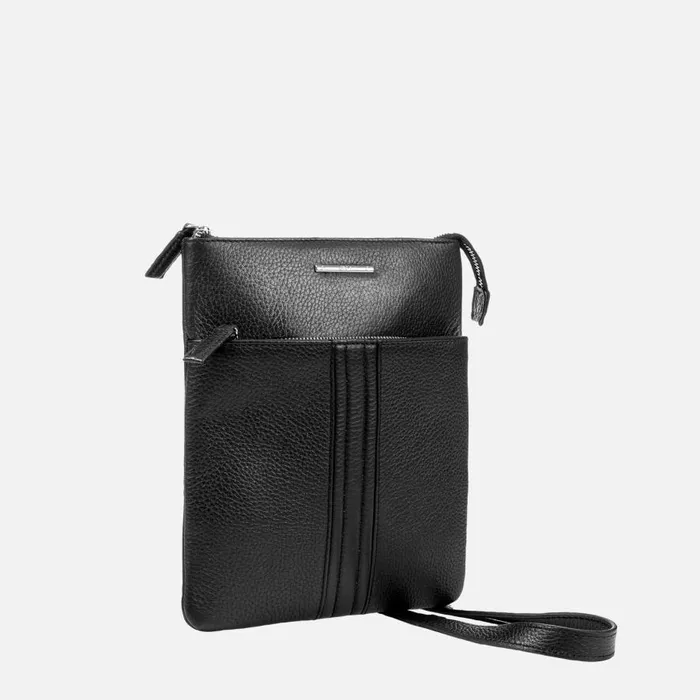 Geox Bags CLUDEY Men039s Black Shoulder Bag CASHMERE Black 8211 Man