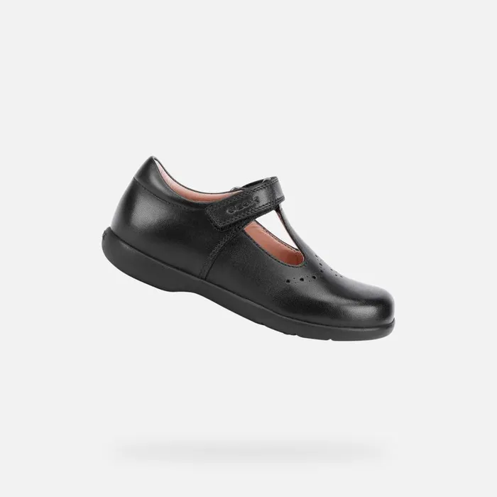 Geox Ballerinas NAIMARA Junior Girl039s Leather Ballerina Flats Online Black 8211 Kids Geox Ballerinas NAIMARA Junior Girl039s Leather Ballerina Flats Online Black 8211 Kids