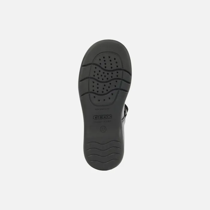 Geox Ballerinas NAIMARA Junior Girl039s Leather Ballerina Flats Online Black 8211 Kids