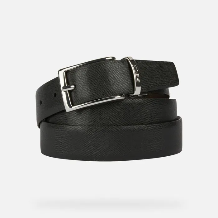 Geox Belts Geox Men039s Black BELT SS Blackcoffee 8211 Man