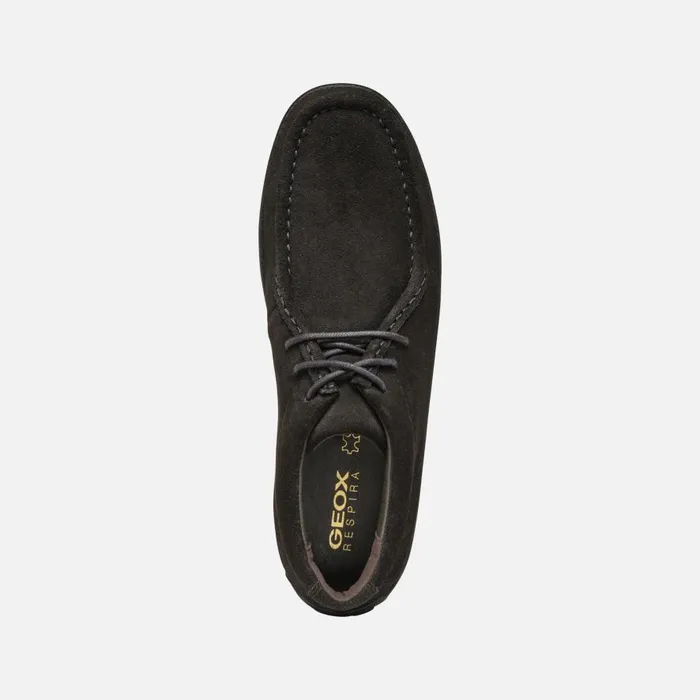 Geox Casual Shoes SPHERICA EC14 MAN Dark Coffee Suede Loafers Dark Coffee 8211 Man