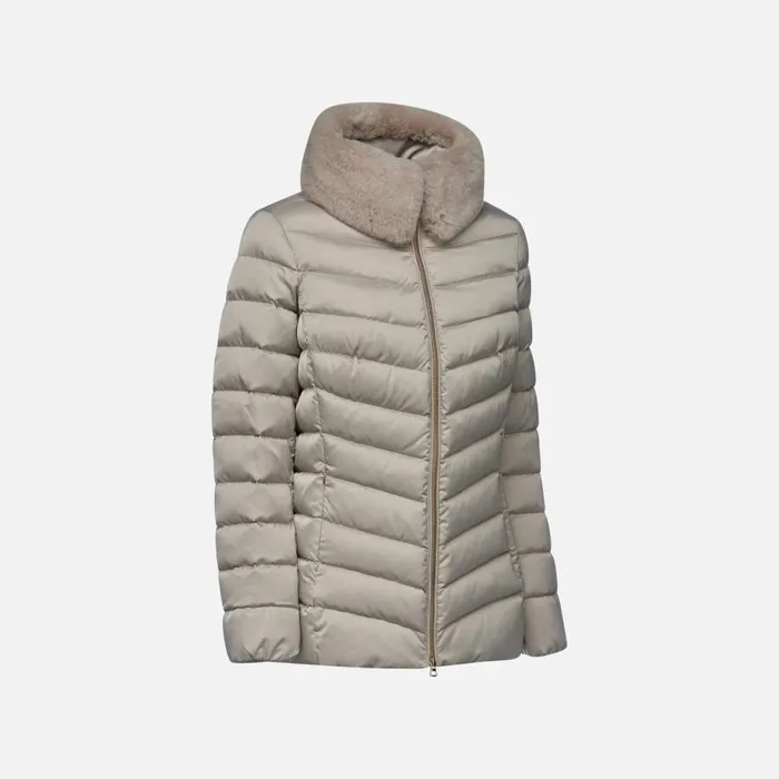 Geox Down Jackets BETTANIE WOMAN String Short Down Jacket String 8211 Woman
