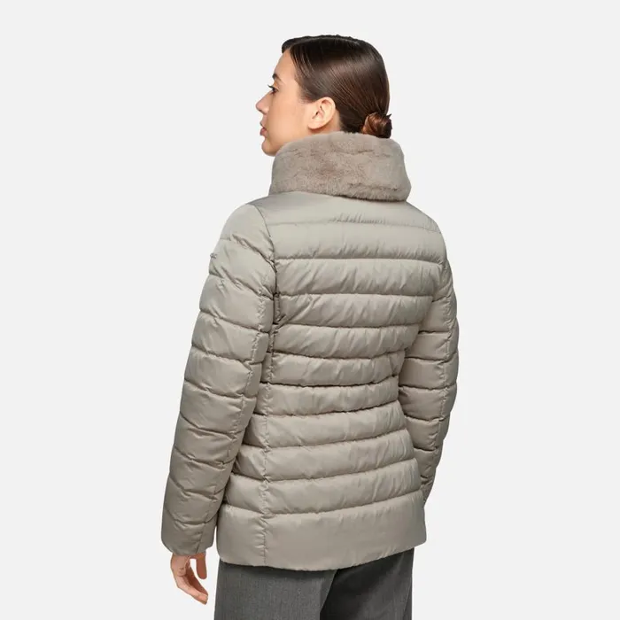 Geox Down Jackets BETTANIE WOMAN String Short Down Jacket String 8211 Woman