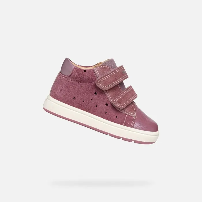 Geox First Steps BIGLIA BABY GIRL Dark Pink Sneakers With Straps Dark Pink 8211 Kids Geox First Steps BIGLIA BABY GIRL Dark Pink Sneakers With Straps Dark Pink 8211 Kids