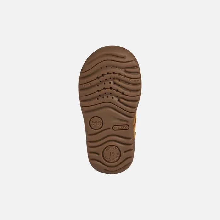 Geox First Steps MACCHIA C Sneakers With Straps Biscuit Baby Geox Biscuit 8211 Kids