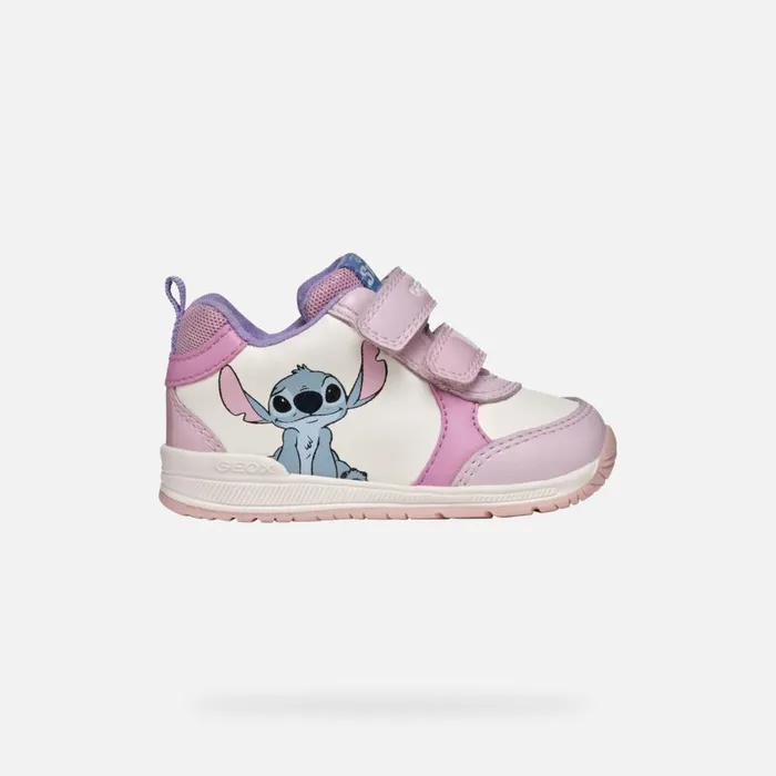Geox First Steps RISHON BABY WhitePink LiloandStitch 8211 Disney Whitepink 8211 Kids