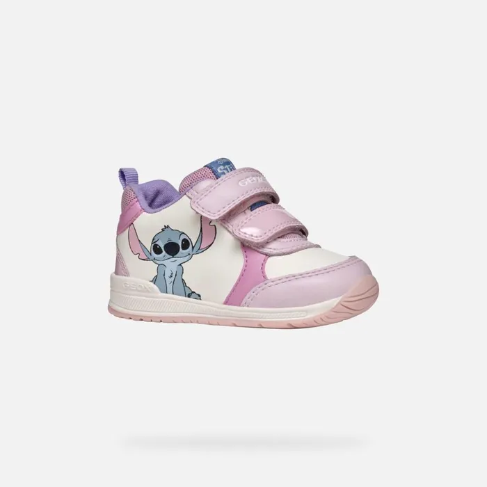 Geox First Steps RISHON BABY WhitePink LiloandStitch 8211 Disney Whitepink 8211 Kids