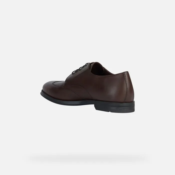Geox Formal Shoes DECIO Men039s Brown Special Occasion Shoes Geox Dark Brown 8211 Man