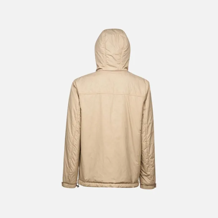 Geox Jackets SIRON MAN NougatSky Captain Reversible Jacket Nougatsky Captain 8211 Man
