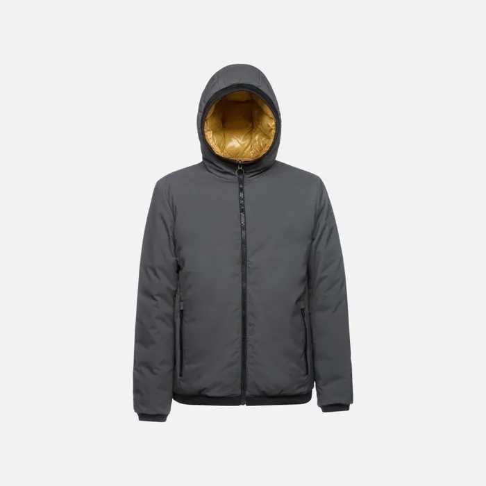 Geox Jackets SPHERICA MAN AsphaltHarvest Gold Reversible Jacket Asphaltharvest Gold 8211 Man Geox Jackets SPHERICA MAN AsphaltHarvest Gold Reversible Jacket Asphaltharvest Gold 8211 Man
