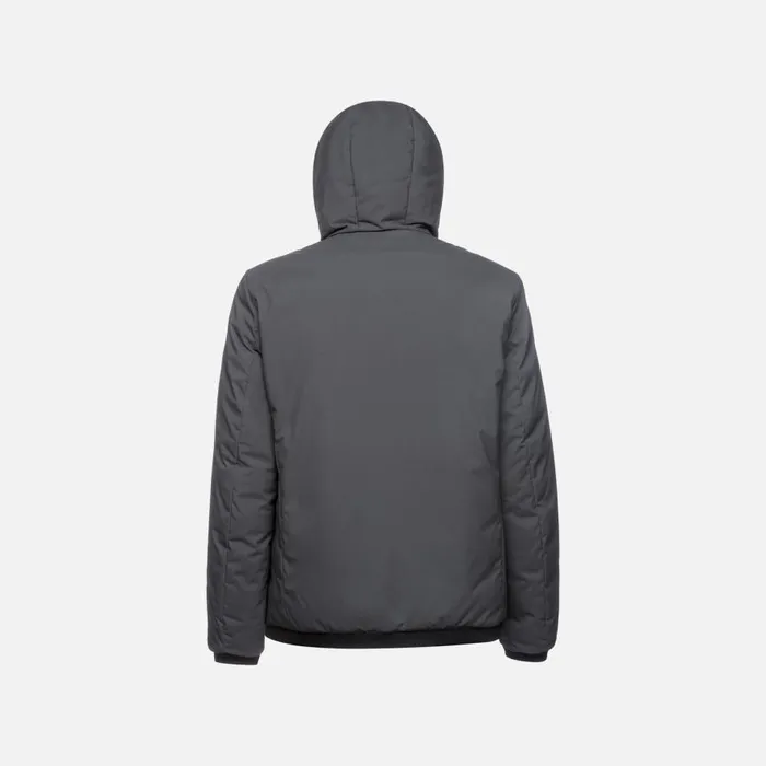 Geox Jackets SPHERICA MAN AsphaltHarvest Gold Reversible Jacket Asphaltharvest Gold 8211 Man