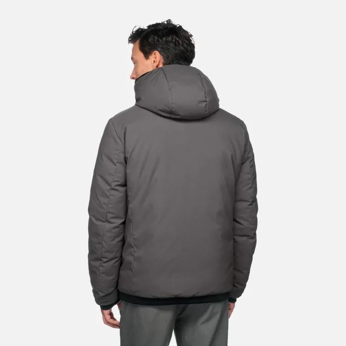 Geox Jackets SPHERICA MAN AsphaltHarvest Gold Reversible Jacket Asphaltharvest Gold 8211 Man