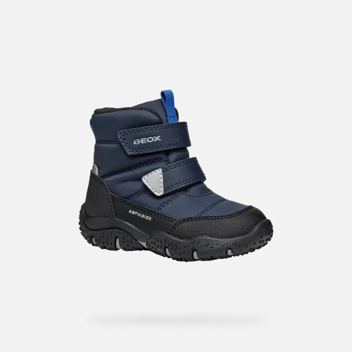 Geox MidCalf Boots BALTIC ABX BABY NavyRoyal Waterproof Boots Navyroyal 8211 Kids