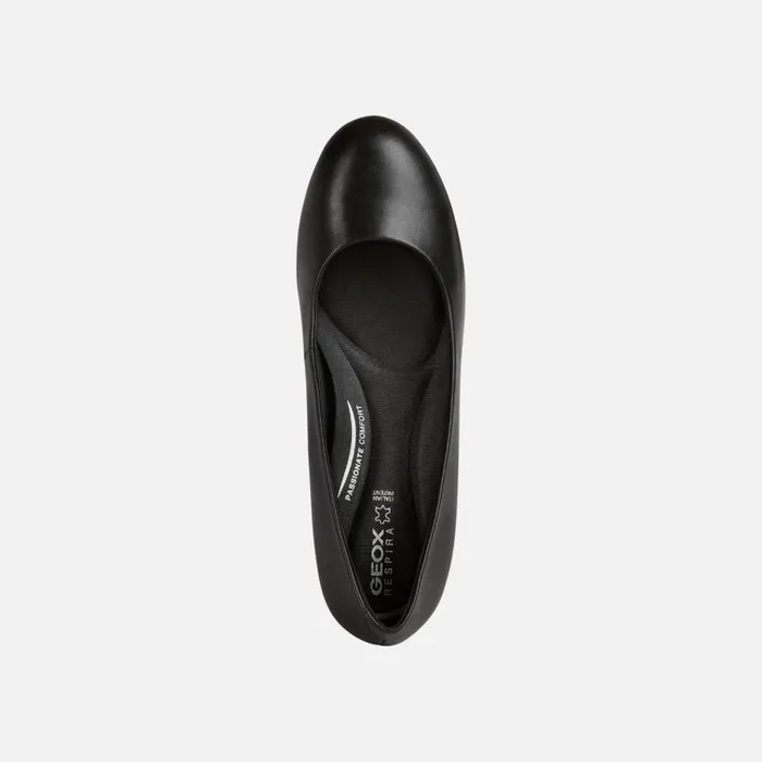 Geox Pumps ELEANA Women039s Black Medium Heel Pumps Geox Black 8211 Woman