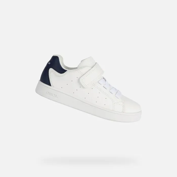 Geox Sneakers ECLYPER A Low Top Sneakers White Kids SPORT BASIC Whitenavy 8211 Kids Geox Sneakers ECLYPER A Low Top Sneakers White Kids SPORT BASIC Whitenavy 8211 Kids