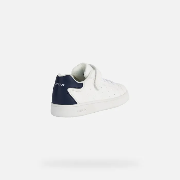Geox Sneakers ECLYPER A Low Top Sneakers White Kids SPORT BASIC Whitenavy 8211 Kids