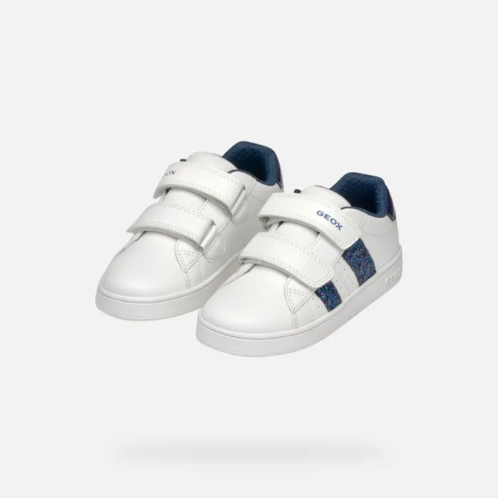 Geox Sneakers ECLYPER GIRL WhiteNavy Low Top Sneakers Whitenavy 8211 Kids