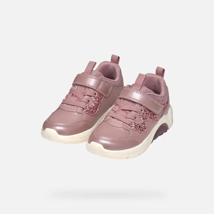 Geox Sneakers FADINLIGHT GIRL Old Rose Low Top Sneakers Old Rose 8211 Kids