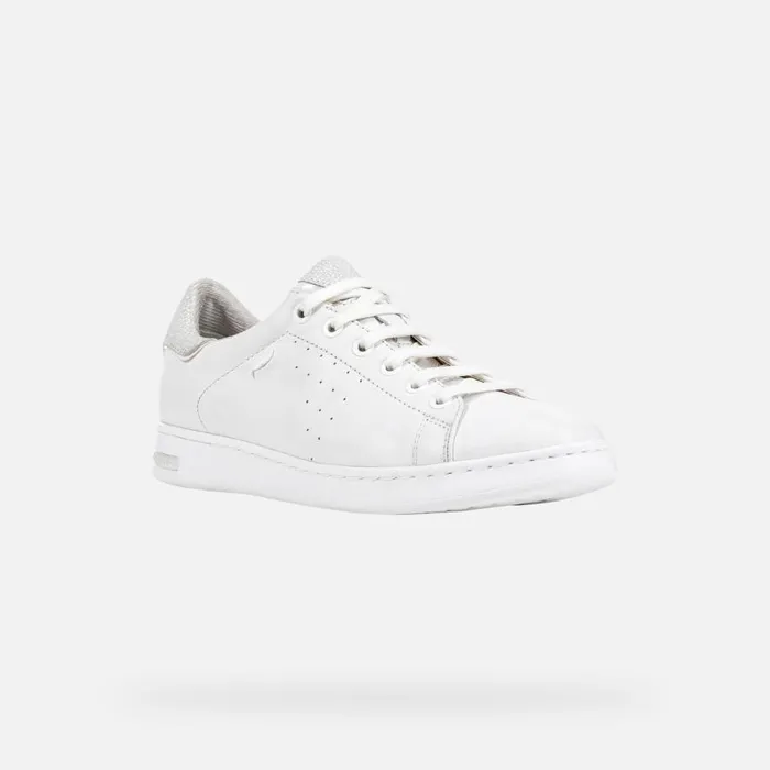Geox Sneakers JAYSEN Women039s White Low Top Sneakers Collection White 8211 Woman