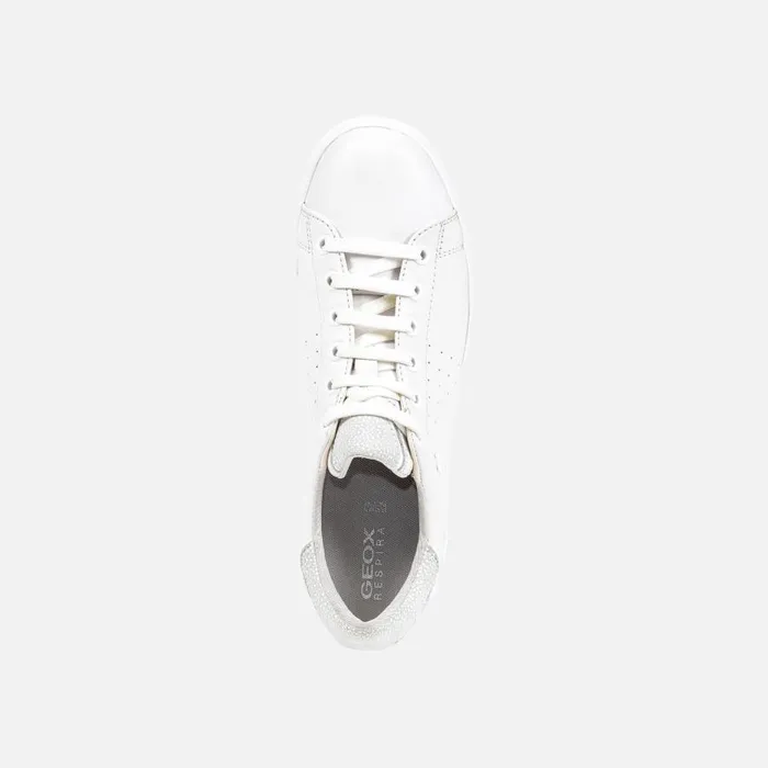 Geox Sneakers JAYSEN Women039s White Low Top Sneakers Collection White 8211 Woman