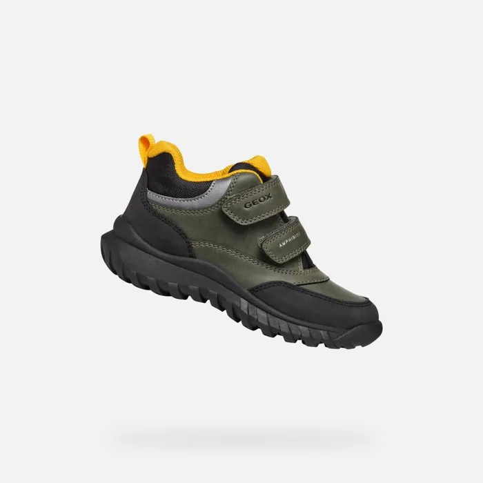 Geox Sneakers SIMBYOS ABX BOY Dark GreenBlack Low Top Sneakers Dark Greenblack 8211 Kids Geox Sneakers SIMBYOS ABX BOY Dark GreenBlack Low Top Sneakers Dark Greenblack 8211 Kids