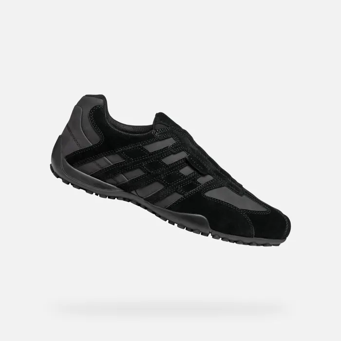Geox Sneakers SNAKE MAN Black Low Top Sneakers Black 8211 Man