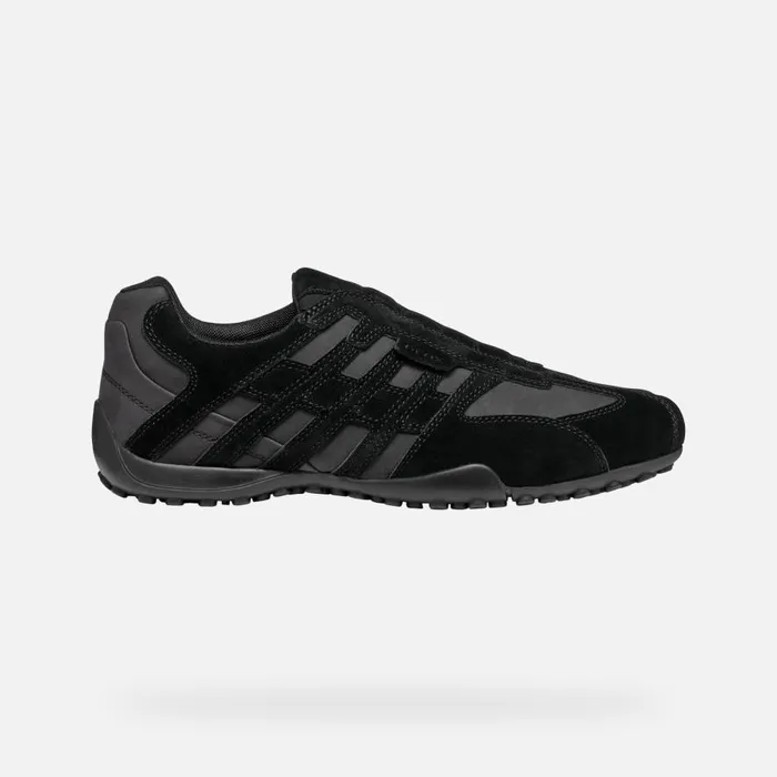 Geox Sneakers SNAKE MAN Black Low Top Sneakers Black 8211 Man