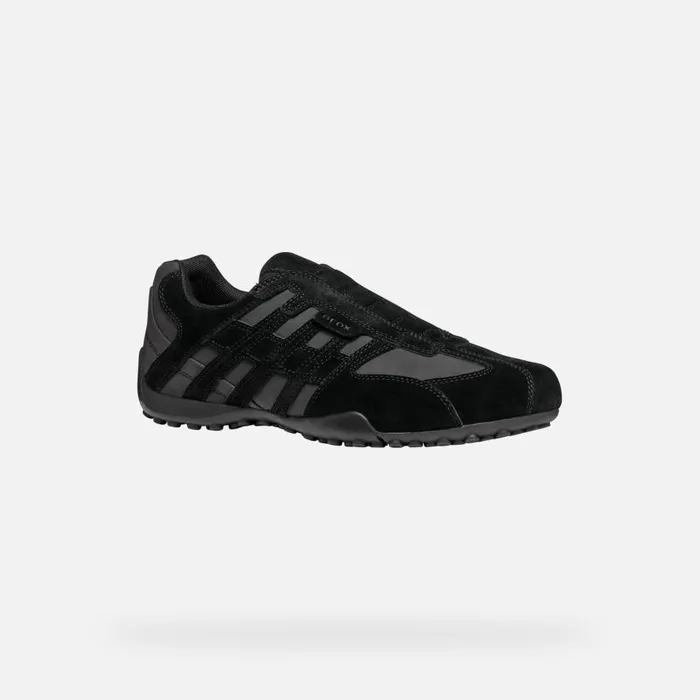 Geox Sneakers SNAKE MAN Black Low Top Sneakers Black 8211 Man