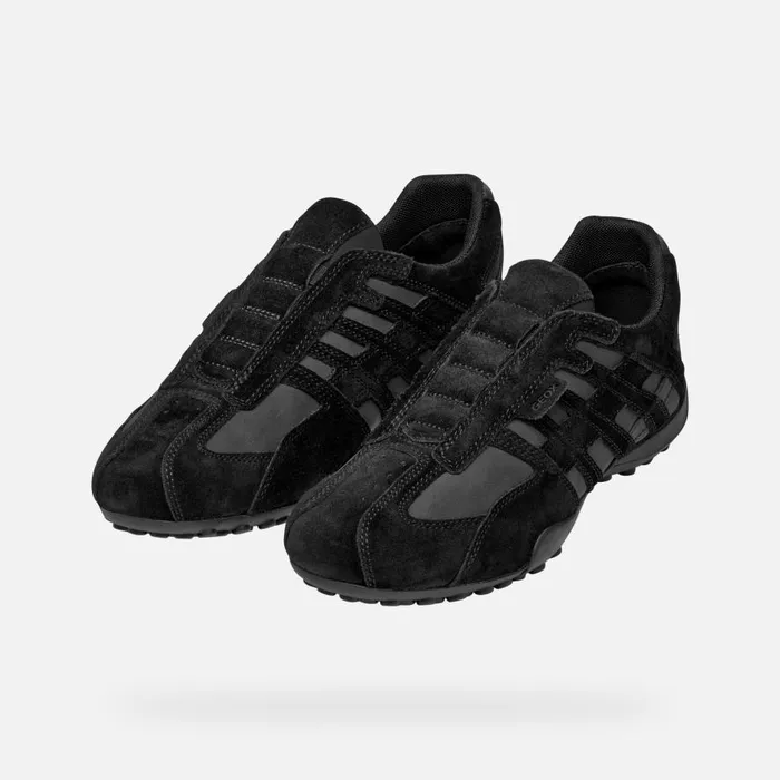 Geox Sneakers SNAKE MAN Black Low Top Sneakers Black 8211 Man