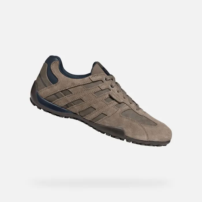 Geox Sneakers SNAKE MAN Dove Grey Low Top Sneakers Dove Grey 8211 Man