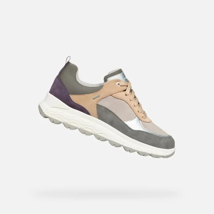 Geox Sneakers SPHERICA 4X4 ABX WOMAN Dark GreyDark Purple Waterproof Trainers Dark Greydark Purple 8211 Woman Geox Sneakers SPHERICA 4X4 ABX WOMAN Dark GreyDark Purple Waterproof Trainers Dark Greydark Purple 8211 Woman
