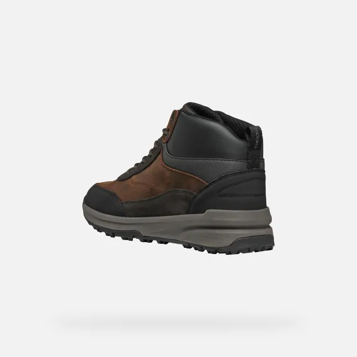Geox Sneakers STERRATRAIL GRIP ABX MAN Dark Coffee Waterproof Trainers Dark Coffee 8211 Man